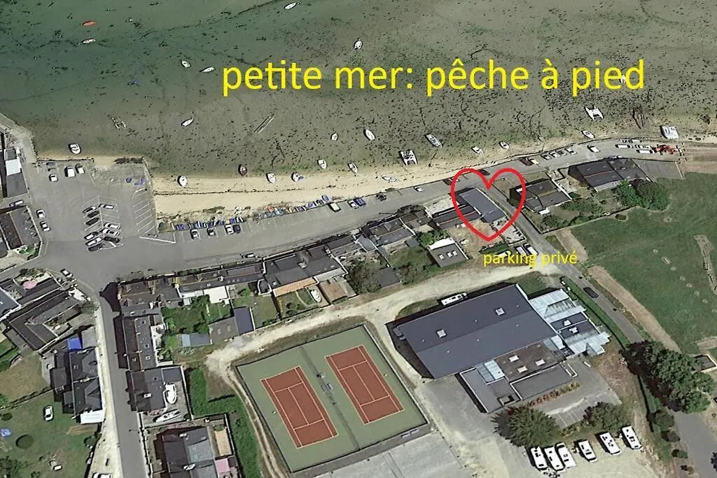 别墅 Maison Vue Mer Avec Jacuzzi Gâvres 法国